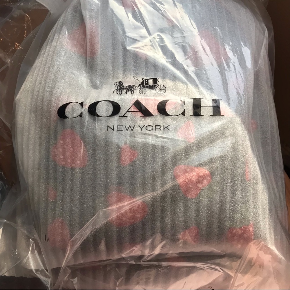 🍓Coach Court Backpack With Wild Strawberry Print - Picture 8 of 13
